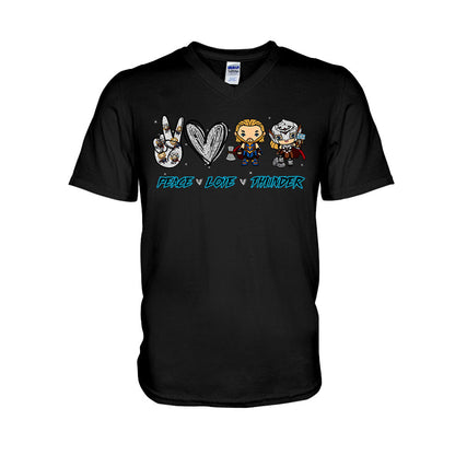 Peace Love Thunder - T-shirt and Hoodie
