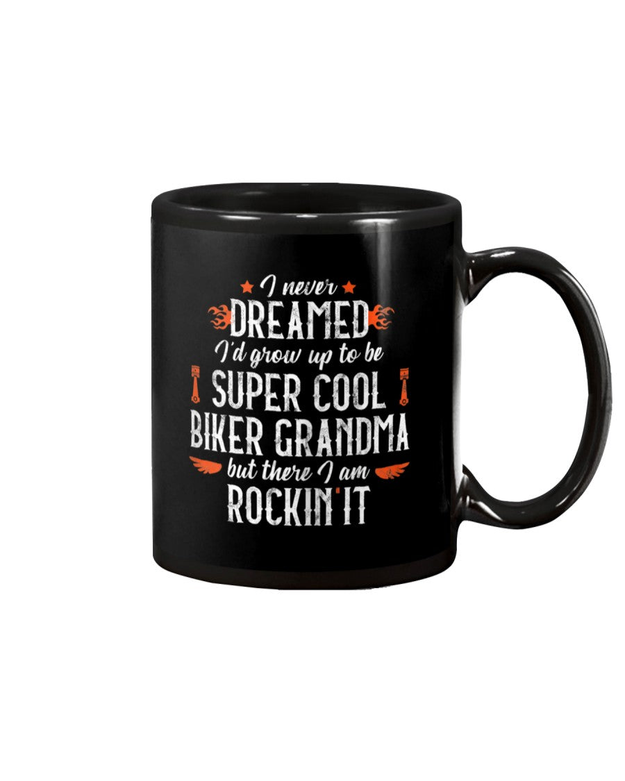Womens Motorcycle Grandma Biker Vintage - Grandma Mug 0921