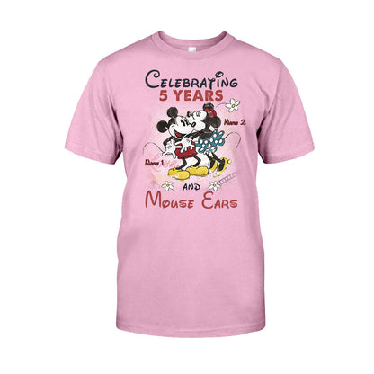 Magical Couple 1 - Personalized Couple Mouse T-shirt and Hoodie
