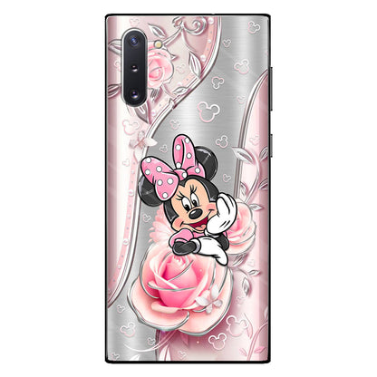 Black Pink Mouse Ears - Phone Case