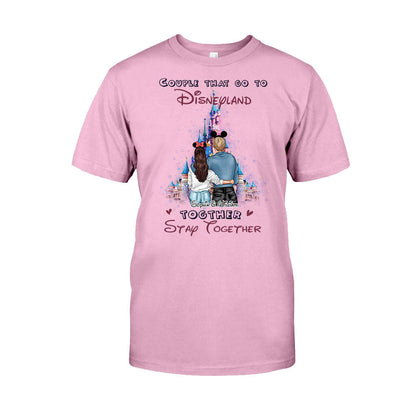Couple That Go To Magical Land Together - Personalized Couple Mouse T-shirt and Hoodie