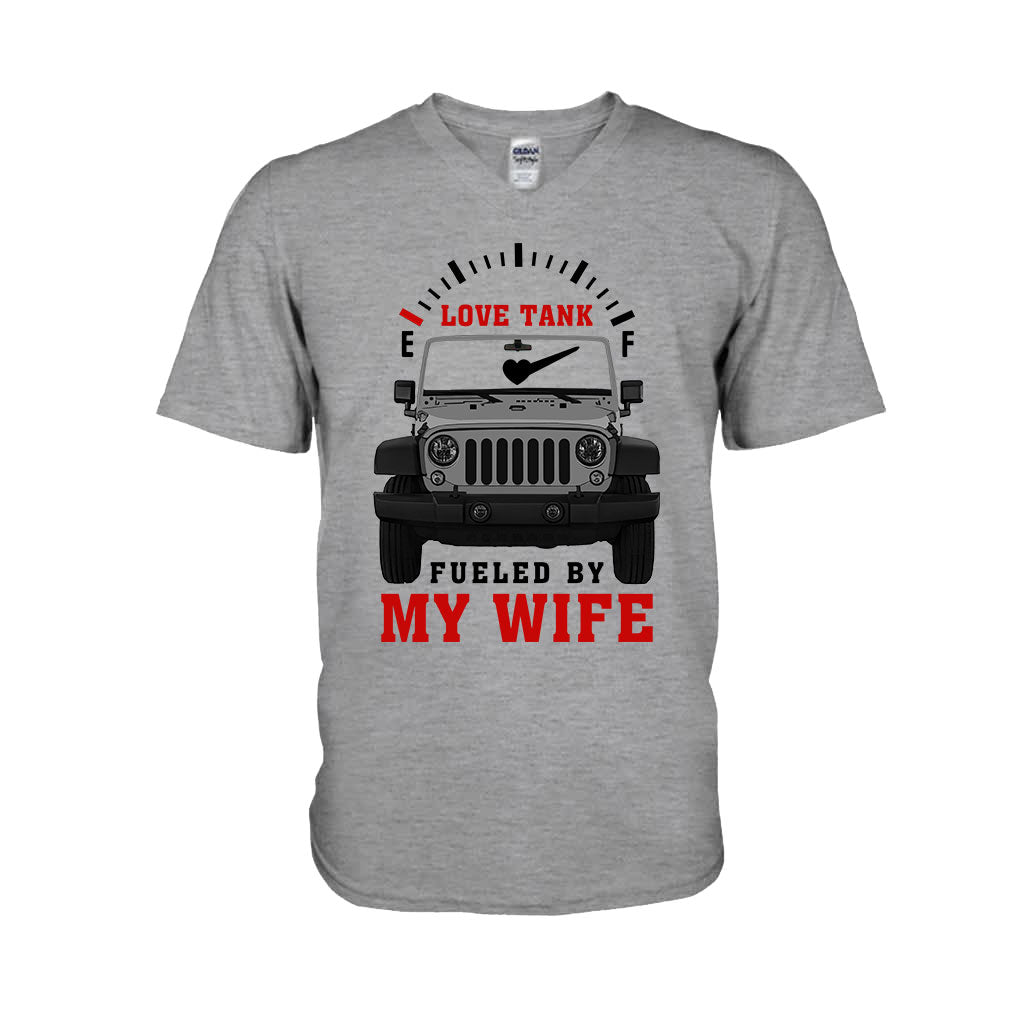 Love Tank - Personalized Couple Car T-shirt and Hoodie