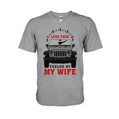 Love Tank - Personalized Couple Car T-shirt and Hoodie