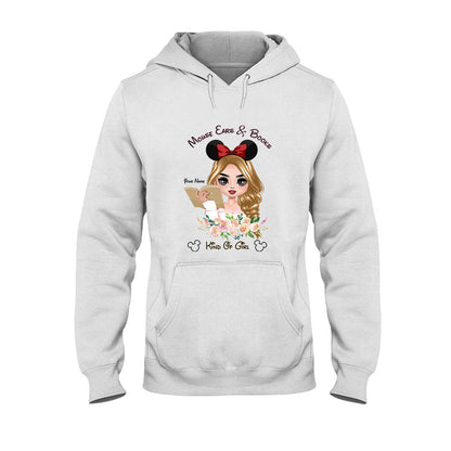 Mouse Ears And Book Kind Of Girl - Personalized T-shirt and Hoodie