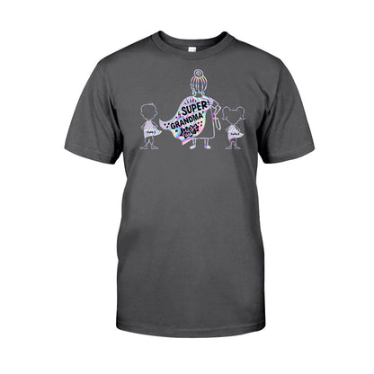 Super Grandma - Personalized Grandma T-shirt and Hoodie