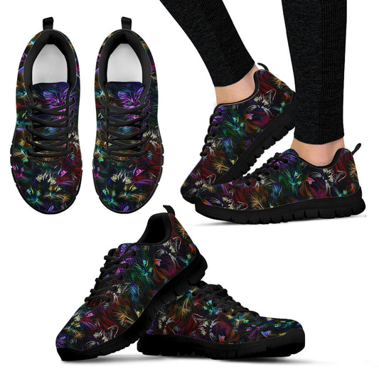 Colorful Cat Cat Sneakers 0622
