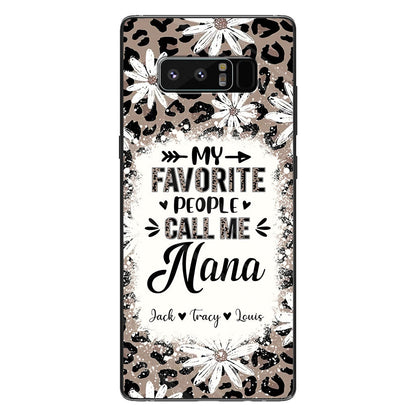 Daisy Leopard Grandma - Personalized Mother's Day Grandma Phone Case