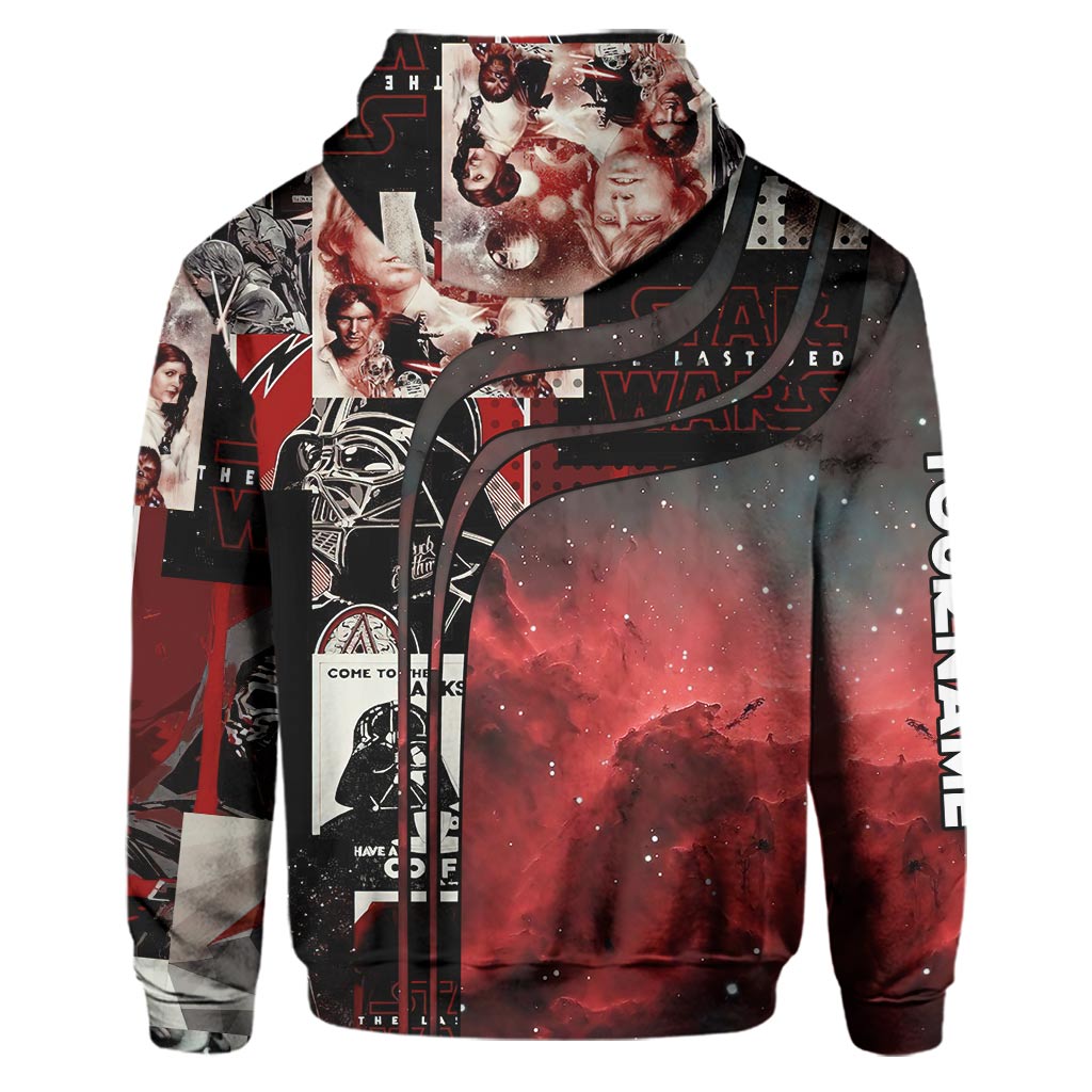 Dark Side - Personalized The Force Hoodie and Sweatpants