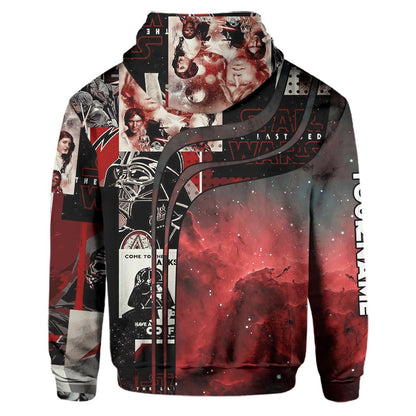 Dark Side - Personalized The Force Hoodie and Sweatpants