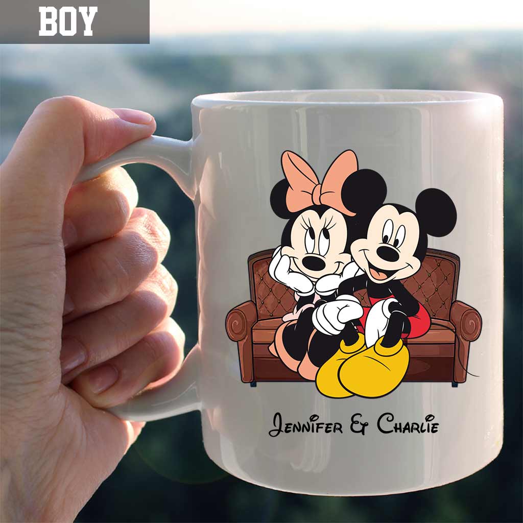 New Season - Personalized Couple Mouse Mug
