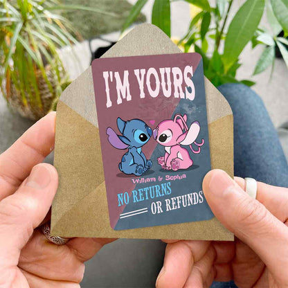 I'm Yours - Personalized Ohana Wallet Insert Card