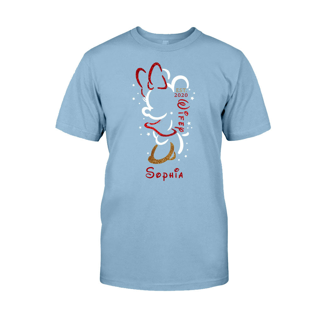 Hubby And Wifey - Personalized Couple Mouse T-shirt and Hoodie