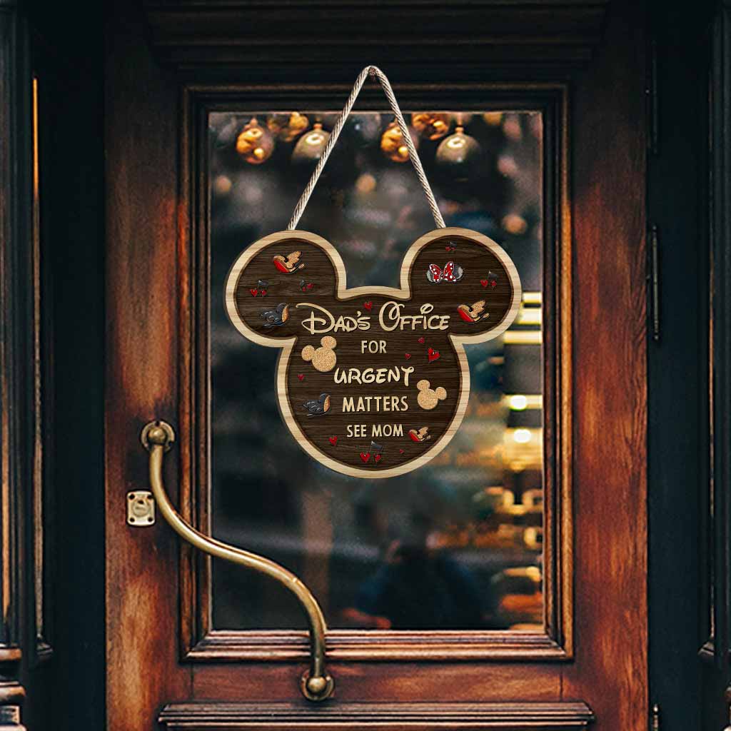 Do Not Disturb - Mouse Wood Sign