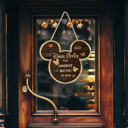 Do Not Disturb - Mouse Wood Sign
