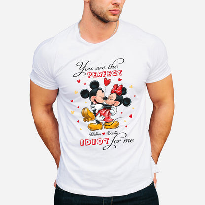Perfect Idiot - Personalized Couple Mouse T-shirt and Hoodie