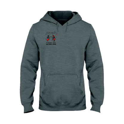 Just Married Some Years Ago - Personalized Couple Mouse T-shirt and Hoodie