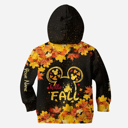 Hello Fall - Personalized Mouse Hoodie and Leggings
