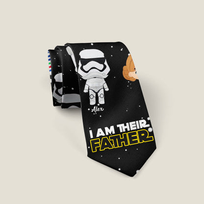 I Am Their Father - Personalized The Force Necktie