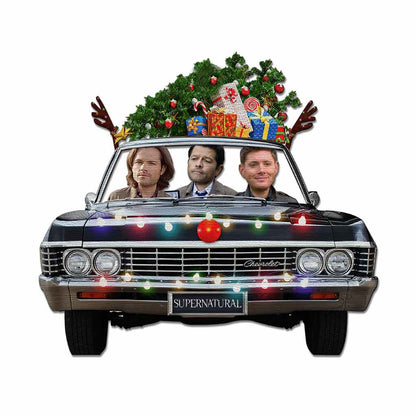 Driver Picks The Music - Christmas Decal Full