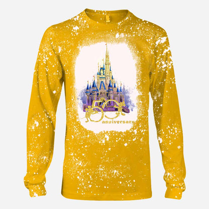 50th Anniversary Magic Kingdom - Mouse Handmade Bleached Shirts
