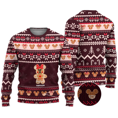 Merry Christmas - Personalized Mouse Sweater