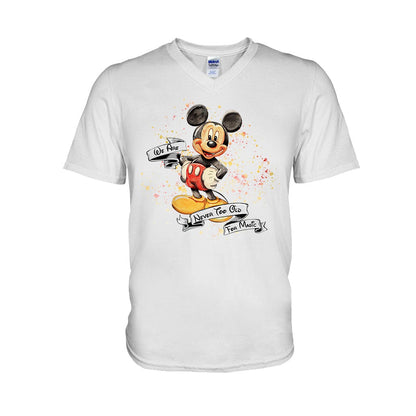 Never Too Old For Magic Mouse Ears - Personalized T-shirt and Hoodie