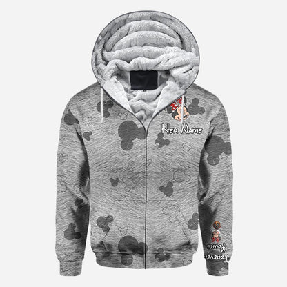 Forever Yours - Personalized Couple Mouse Hoodies