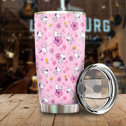Pink Pattern Tumbler 0523