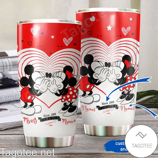 Mouse Couple - Personalized Mouse Tumbler 0523