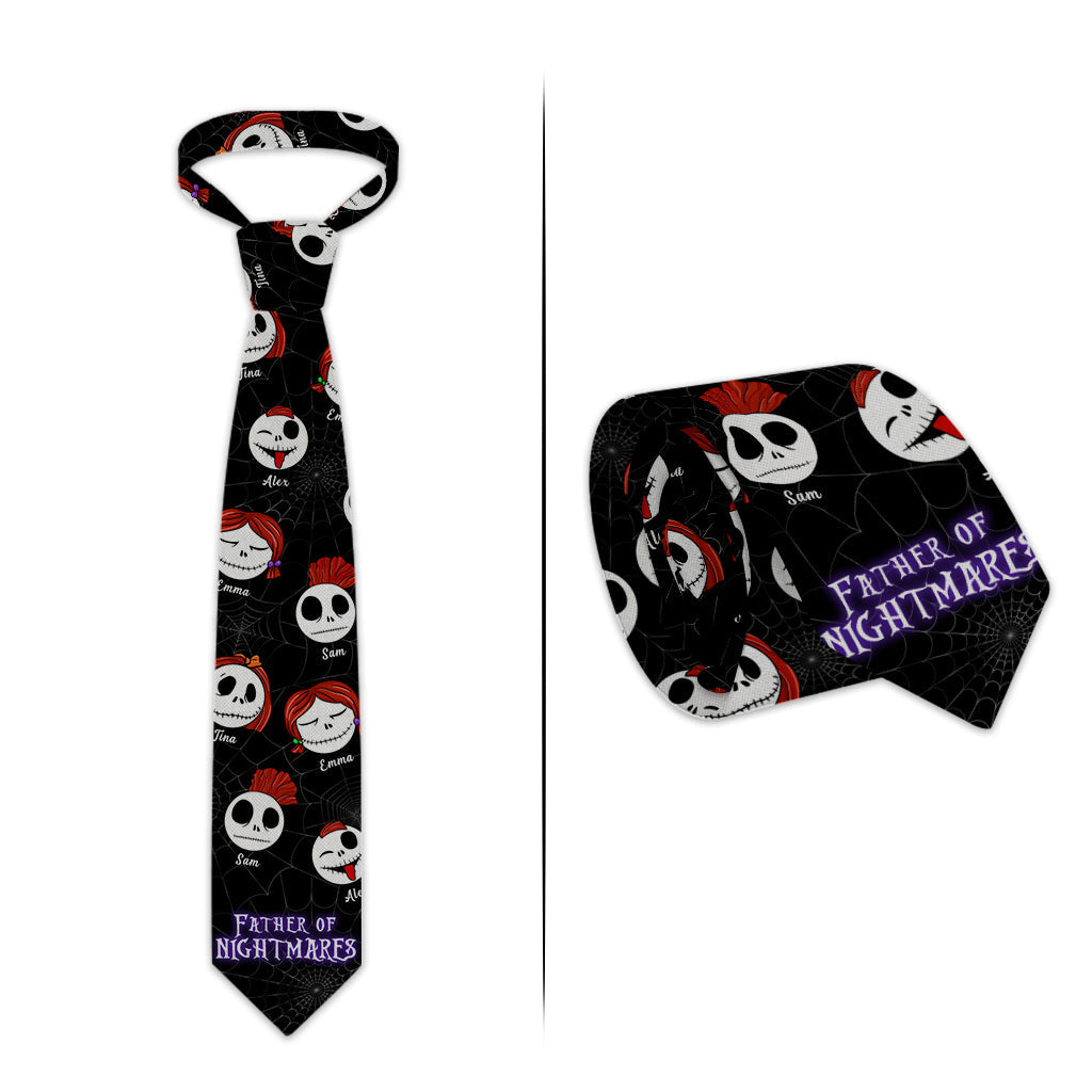 Father Of Nightmares - Personalized Nightmare Necktie