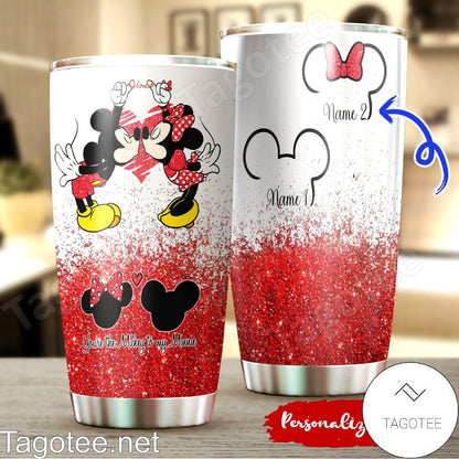 Mouse Couple - Personalized Mouse Tumbler 0523