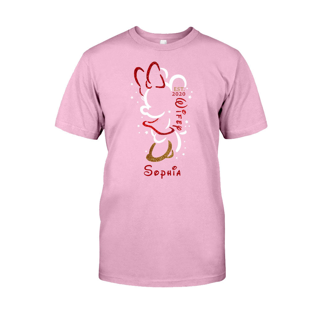 Hubby And Wifey - Personalized Couple Mouse T-shirt and Hoodie
