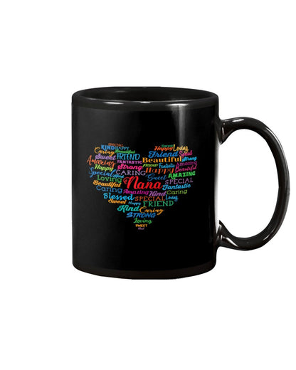 Womens Nana Tshirt For Grandma Nana Gifts - Grandma Mug 0921