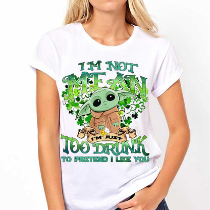 I'm Not Mean - St. Patrick's Day T-shirt and Hoodie