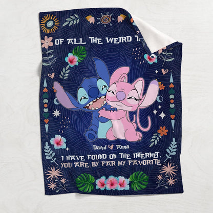 You're By Far My Favorite - Personalized Ohana Blanket