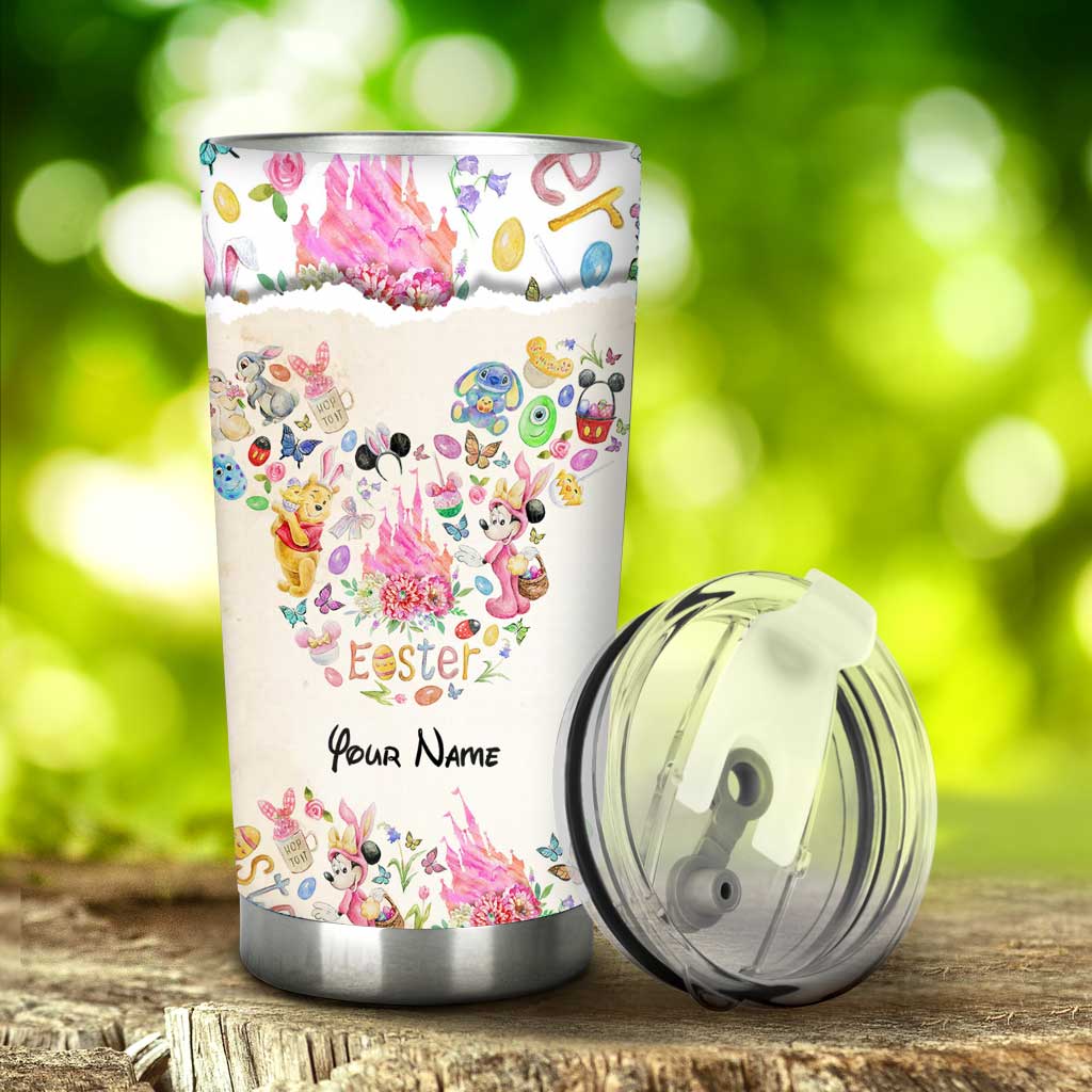 Happy Easter Mouse Ears - Personalized Tumbler
