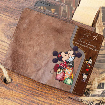 Life Is A Journey - Personalized Couple Travelling Passport Holder