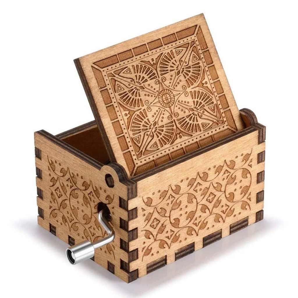 I Love You - Personalized Mouse Hand Crank Music Box