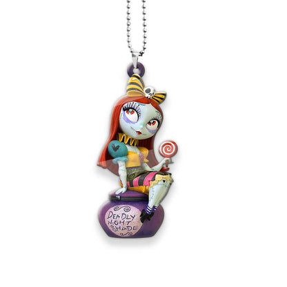 Deadly Night Shade - Nightmare Car ornament (Printed On Both Sides)