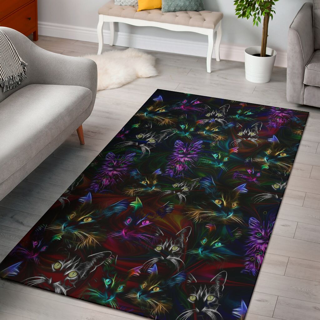 Love Cats Cat Rug 0622