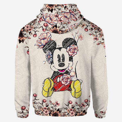Never Too Old For Magic - Personalized Mouse Hoodie And Leggings