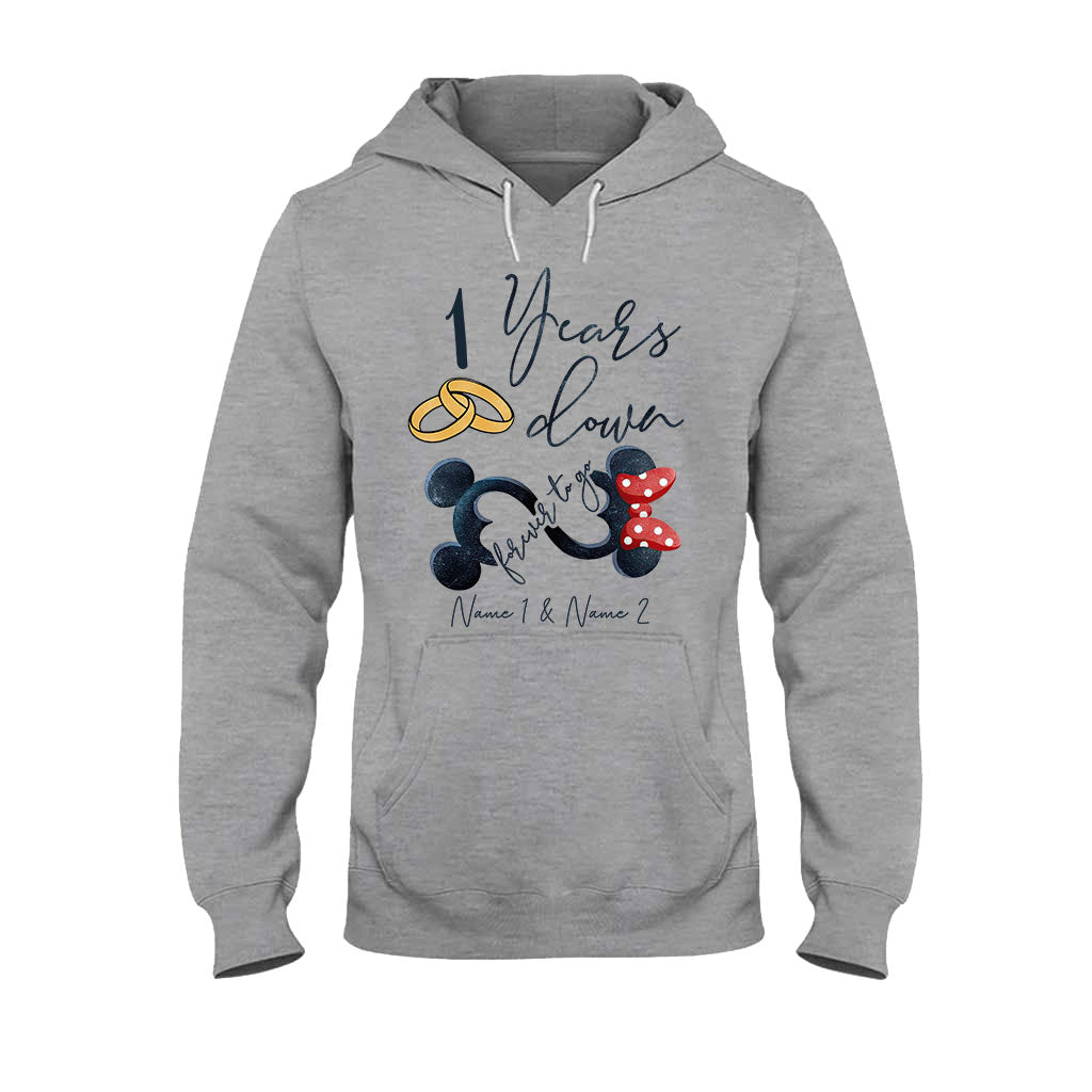 Forever To Go - Personalized Couple Mouse T-shirt and Hoodie