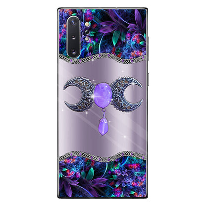 Mystery Witch Triple Moon - Personalized Phone Case With 3D Printed