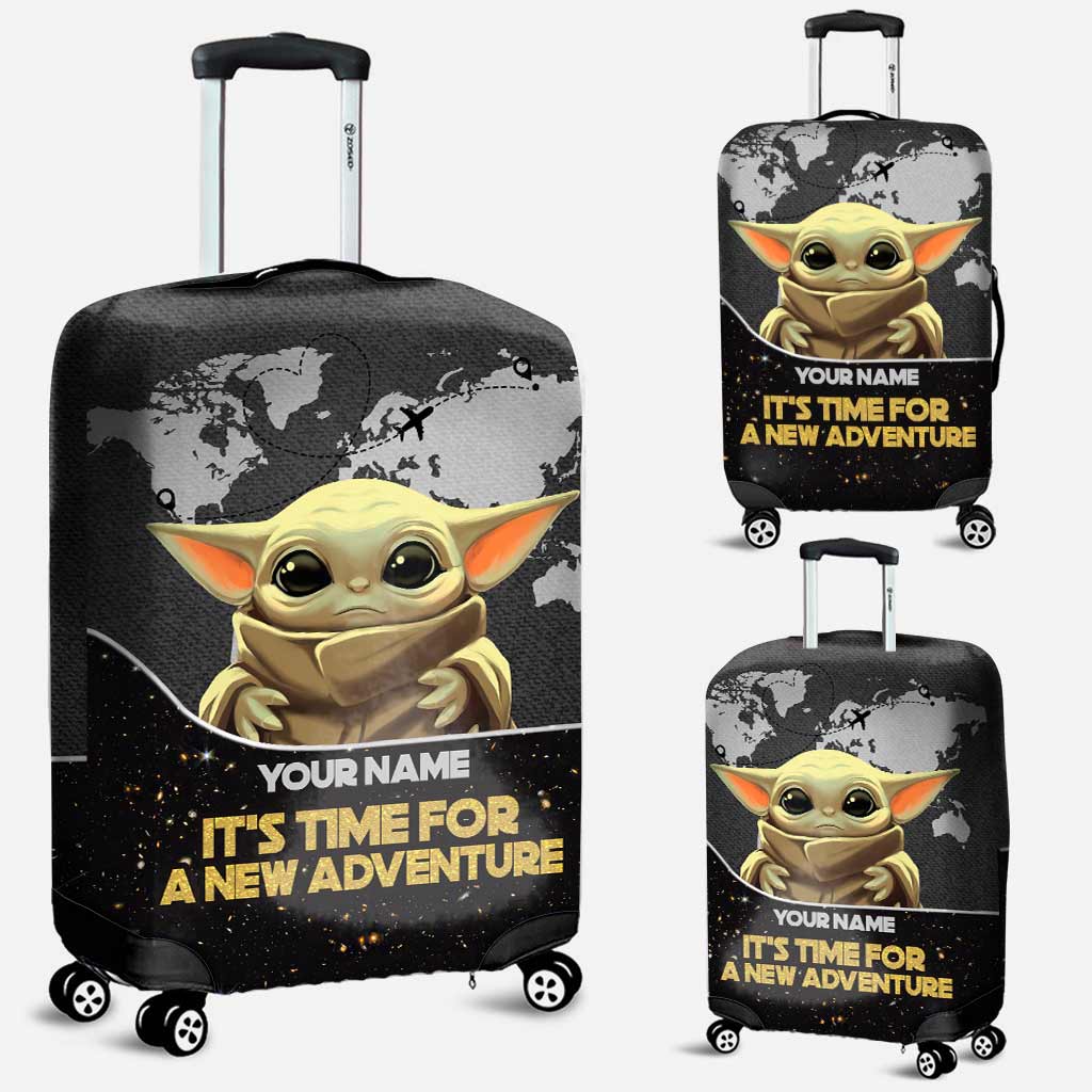 It's Time For A New Adventure - Personalized The Force Luggage Cover