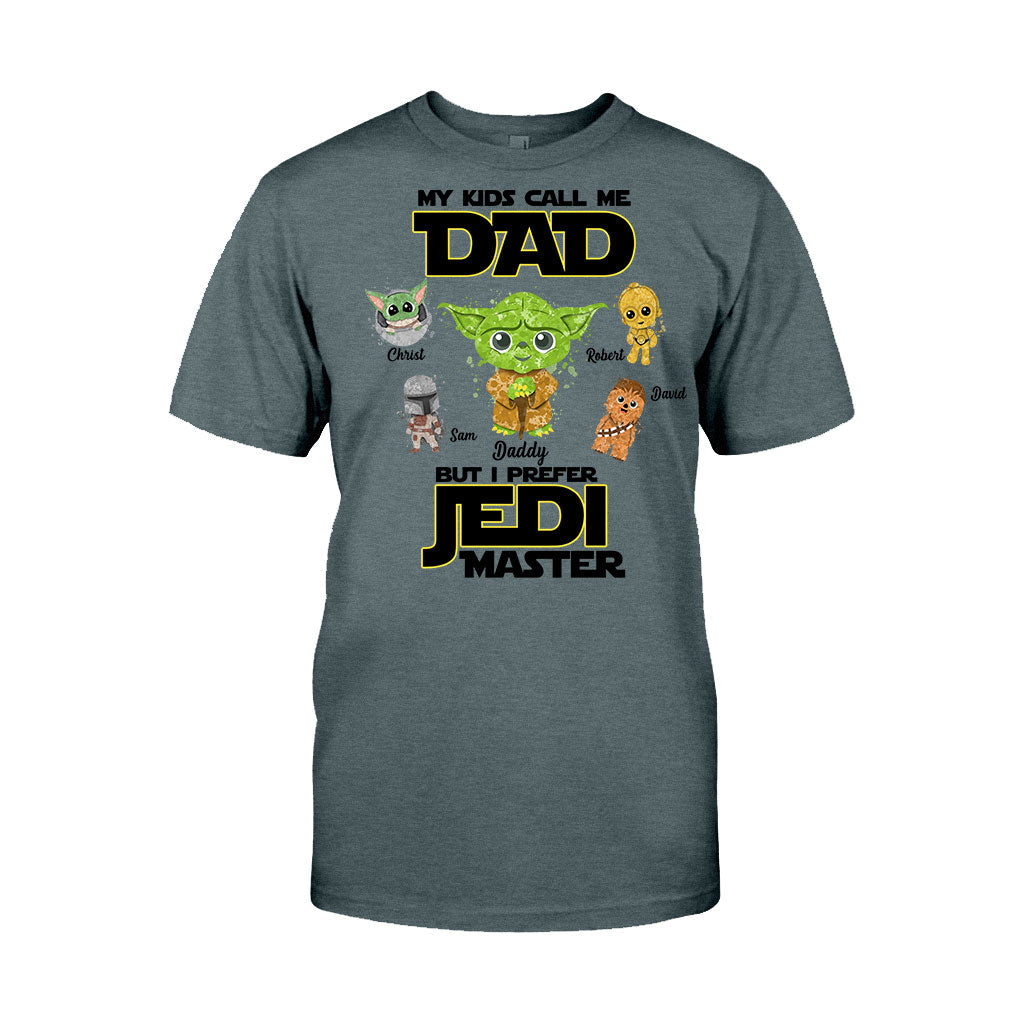 My Kids Call Me Dad But I Prefer Master - Personalized The Force T-shirt and Hoodie