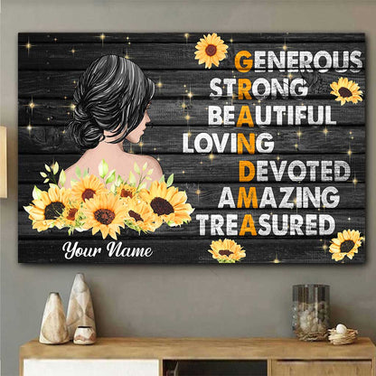 Grandma Love - Personalized Grandma Poster