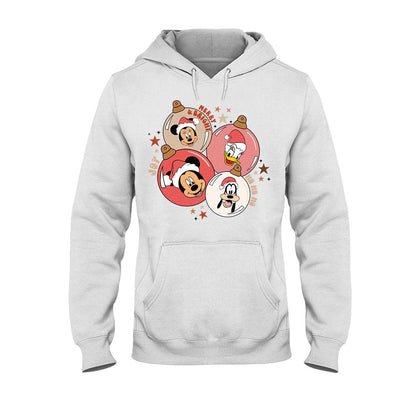 Merry Bright - Christmas Mouse T-shirt and Hoodie
