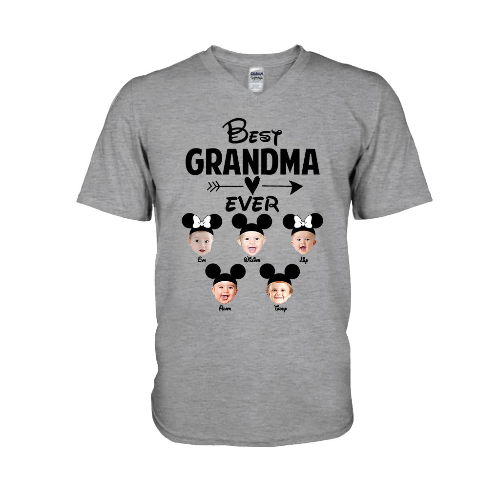 Best Grandma Ever - Personalized Mouse T-shirt and Hoodie