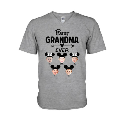 Best Grandma Ever - Personalized Mouse T-shirt and Hoodie