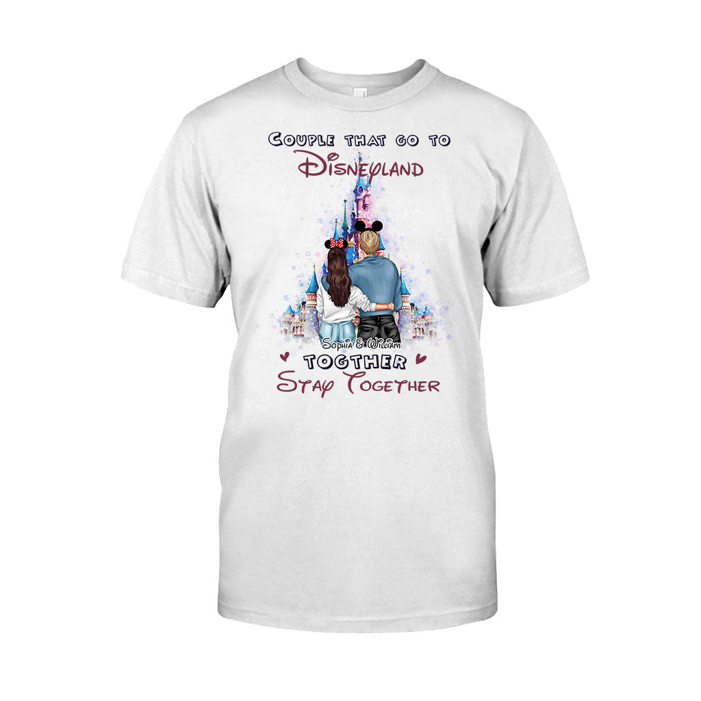 Couple That Go To Magical Land Together - Personalized Couple Mouse T-shirt and Hoodie